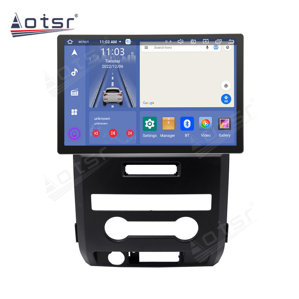13.3 Inch Android 11 Auto For Ford Raptor F150 2008-2014 Car Multimedia Player GPS Navigation Auto Radio Stereo Head Unit 