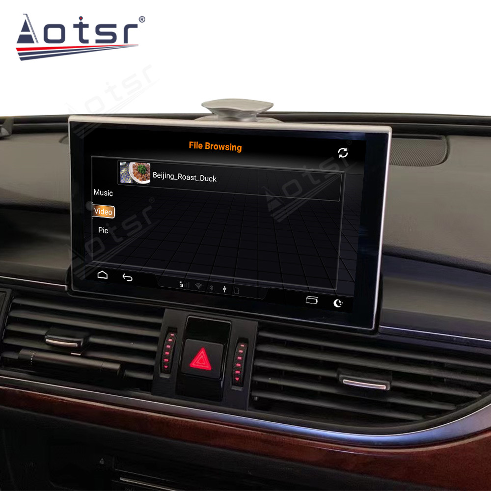 Android 10.0 multimedia player with GPS navigation stereo main unit DSP  8GB + 128GB suitable for Audi A6 12-18 -Aotsr official website