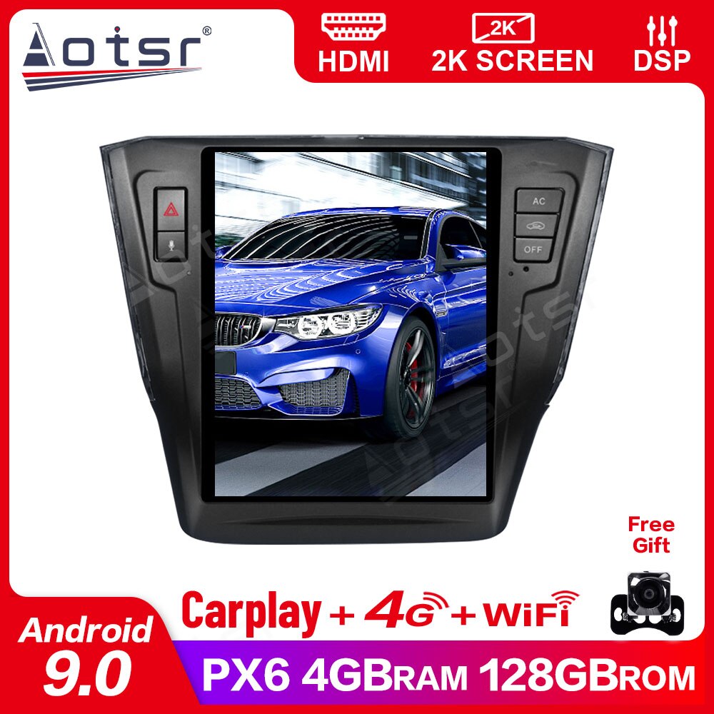 DSP Tesla Style big screen Android 9.0 Car multimedia player For VW Passat 2015-2018 gps navi radio stereo head unit free map-Aotsr official website