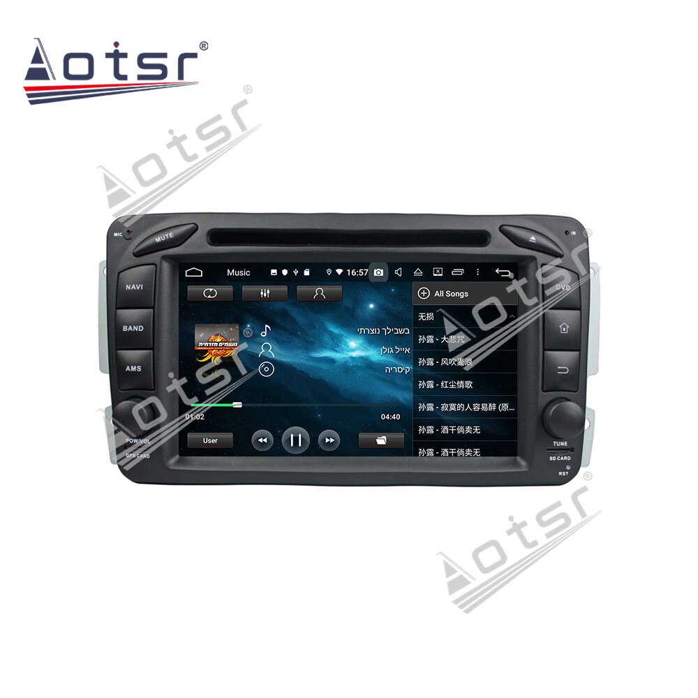 128G Carplay Multimedia Stereo Android 11 For  Mercedes Benz W203 W209 W168 W463 GPS Navigation Radio Receiver Head Unit-Aotsr official website