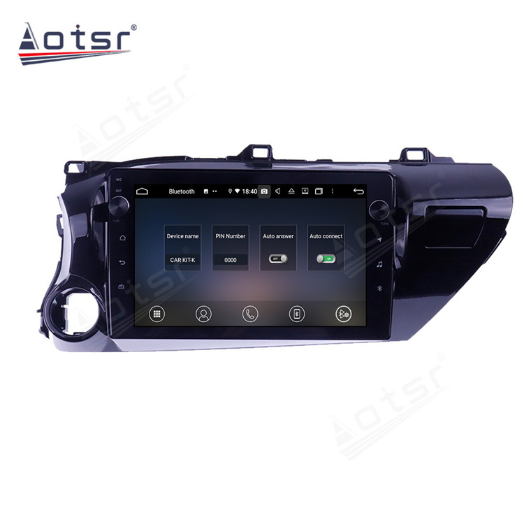 10 Inch Android 10.0 Auto Stereo For Toyota Hilux 2016-2018 Audio Car Radio DVD Multimedia Player GPS Navigation Head Unit-Aotsr official website