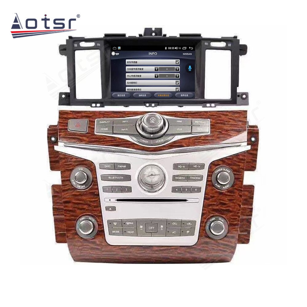 For Nissan Patrol Y62 For Armada Android 9 Car Radio Player 8 CORE GPS Navigation 4G LTE  DSP CARPLAY Multimedia Player-Aotsr official website