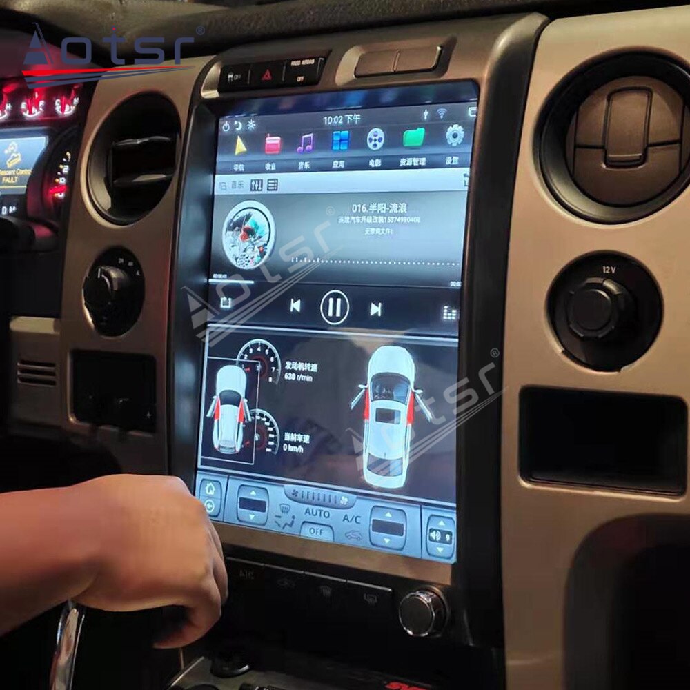 For Ford Raptor F150 2009 2010 2011 - 2014 Android Multimedia Player PX6 Car Radio Tesla Screen GPS Navigation Audio Stereo Unit-Aotsr official website