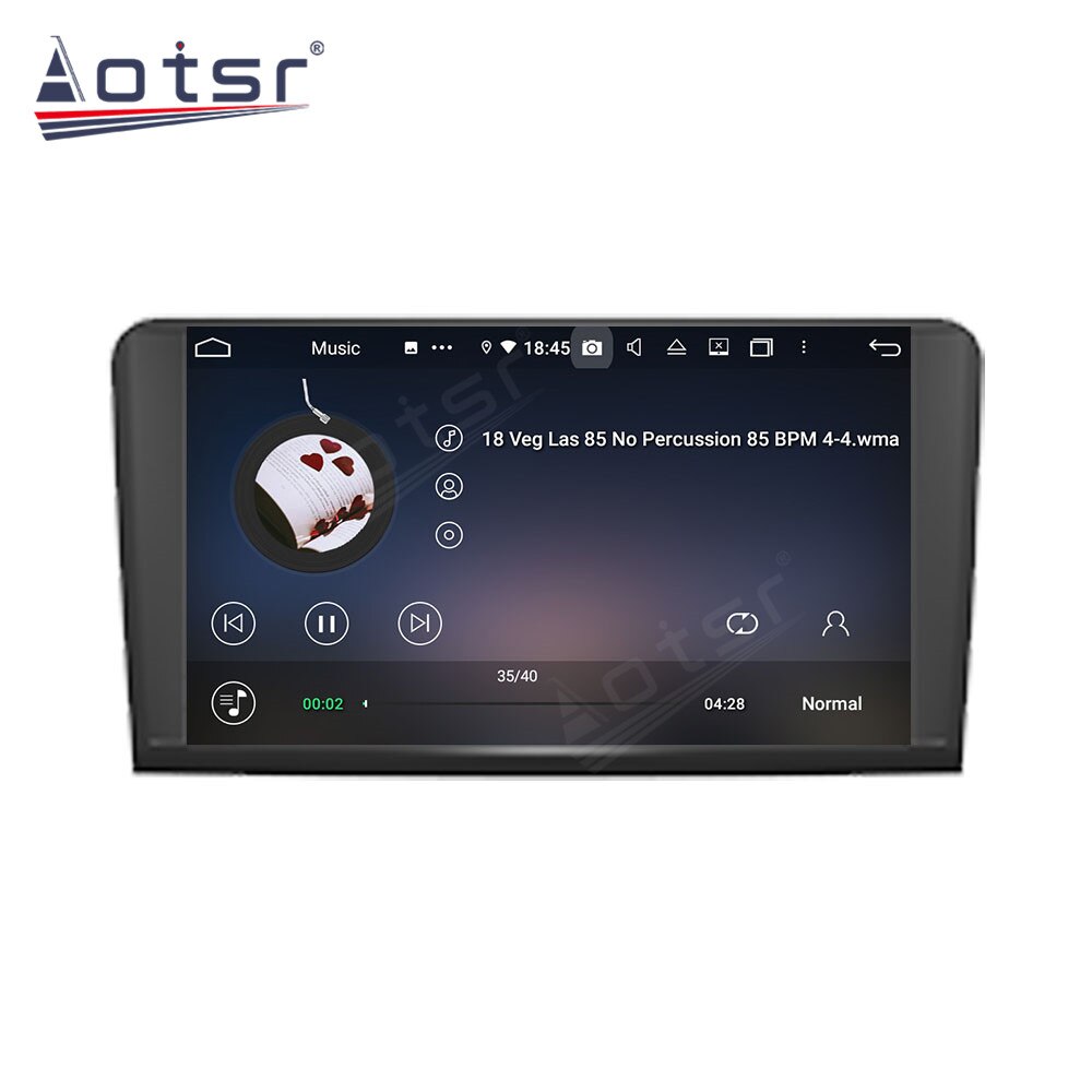 AOTSR Car Radio Auto Android 10 For Mercedes Benz ML CLASS ML300 ML350 ML450 ML500 W164 2005 - 2012 GPS Navi Multimedia Player-Aotsr official website