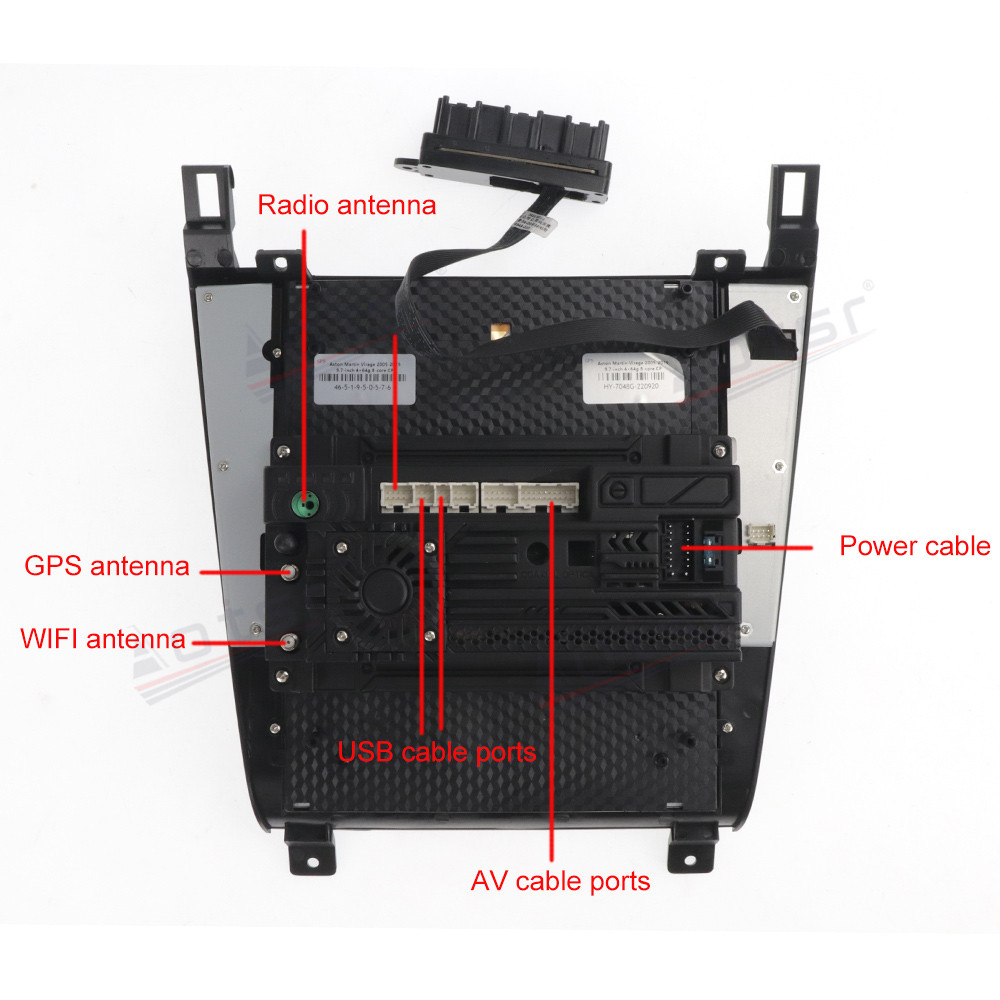 Android 11.0 For Aston Martin 2005-2015 Auto Car Radio Multimedia Player GPS Navigation Touch Screen Head Unit DSP