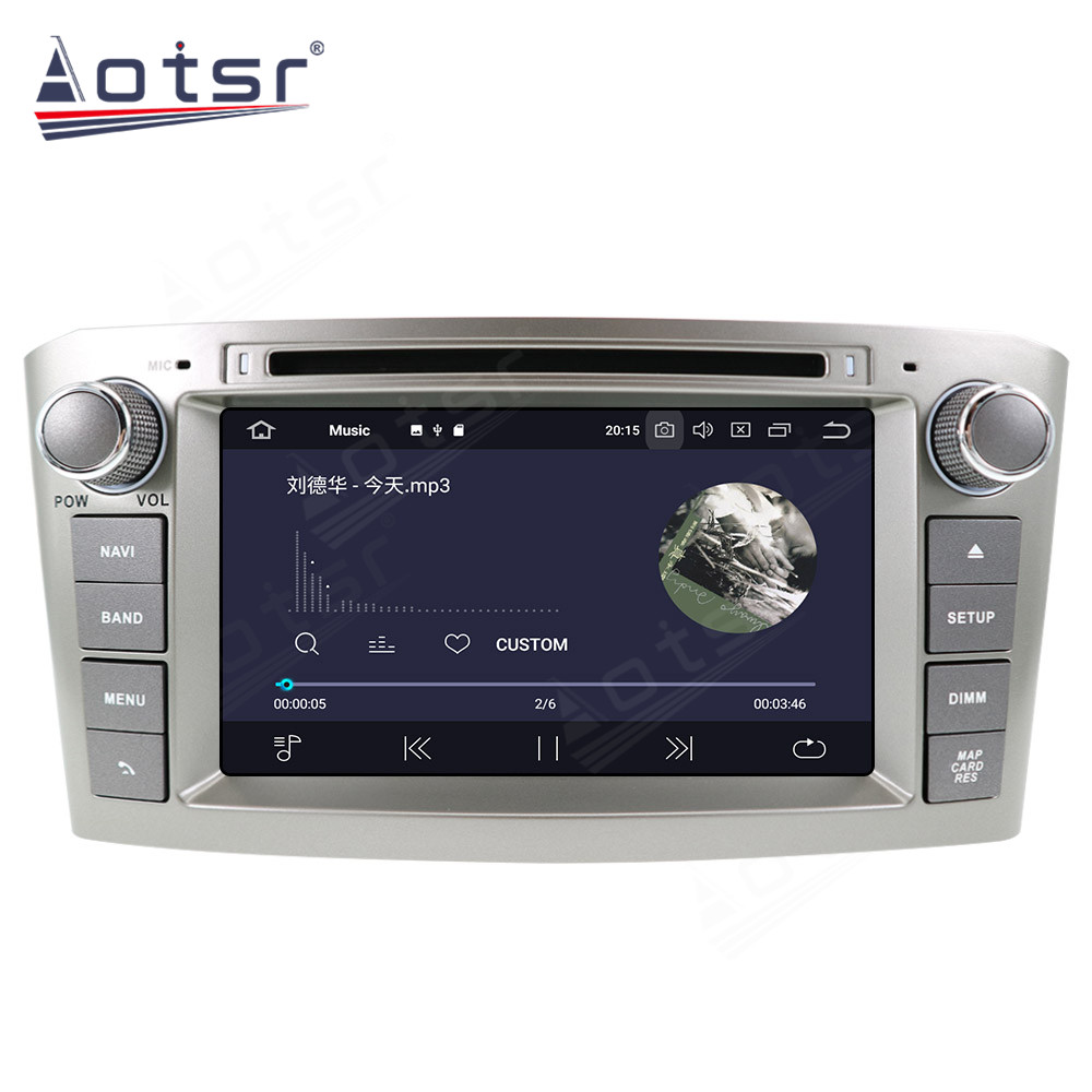 6+128GB Android Auto DSP Carplay For Toyota Avensis 2002 2003 2004 2005 2006 2007 2008 Multimedia Car Radio Player GPS Navigation Stereo Head Unit-Aotsr official website