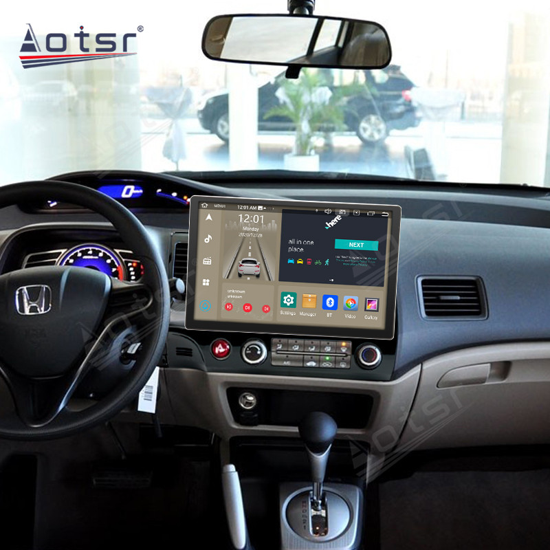 13.3 Inch Android 11 Auto For Honda Civic 2006-2011 Car Multimedia Player GPS Navigation Auto Radio Stereo Head Unit 