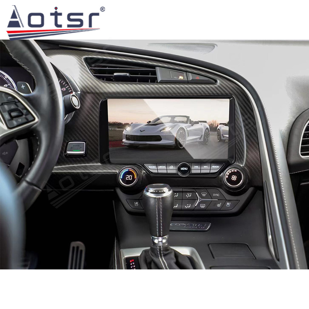 Android 11.0 For Chevrolet Corvette C7 2013-2019 Auto Car Radio 128G Multimedia Player GPS Navigation Touch Screen Head Unit DSP