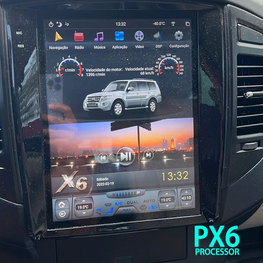 12.1" Vertical Screen Car Radio For Mitsubishi Pajero Sport V97 V93 Rockford GPS Tesla Carplay Android 11.0 Car Multimedia-Aotsr official website