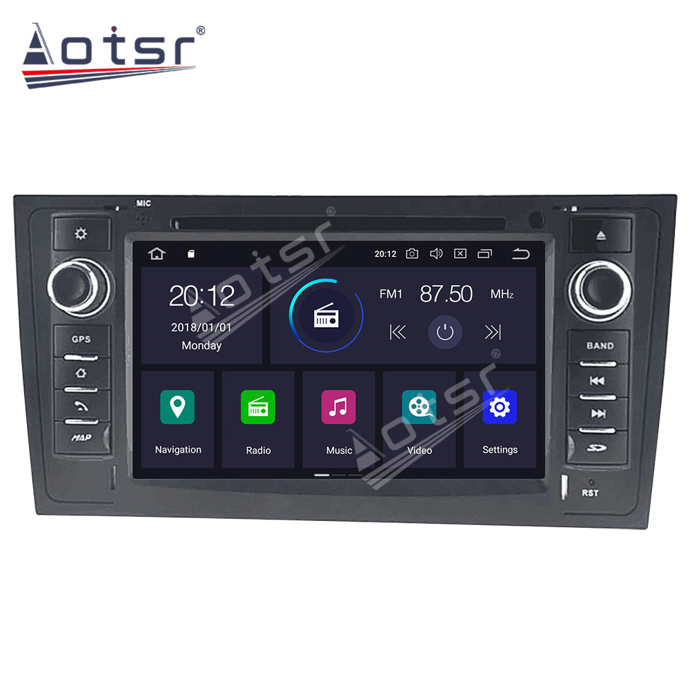 Android 11.0 Multimedia Player 128G with GPS navigation suitable for Audi stereo main unit DSP Carplay suitable for AUDI A6 1997-2004-Aotsr official website