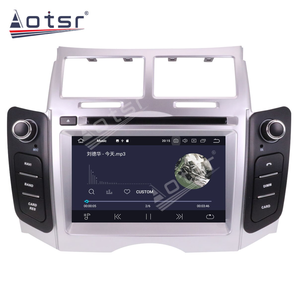 Android 10.0 PX6 4GB+64GB DSP Car DVD Player Multimedia Player for Toyota Yaris 2005-2011 Auto Stereo GPS Navigation Head Unit-Aotsr official website