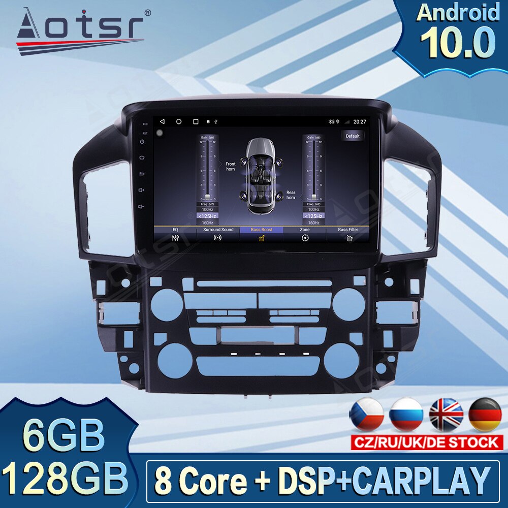 For Lexus RX300 1998 - 2003 Android Radio Tape Recorder Multimedia Car GPS Navigation 128GB Carplay DVD Video Player HD Screen-Aotsr official website