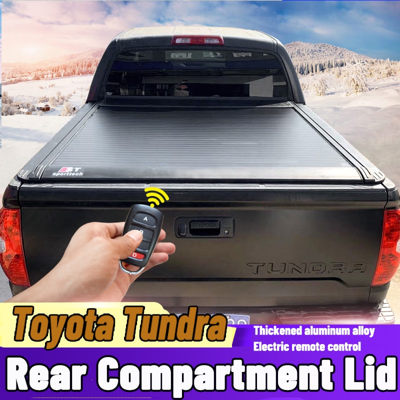 For Toyota Tundra Toyota Tacoma Toyota Hilux Rear Compartment Lid refitting thickened aluminum pickup back cover rolling curtain-Aotsr official website