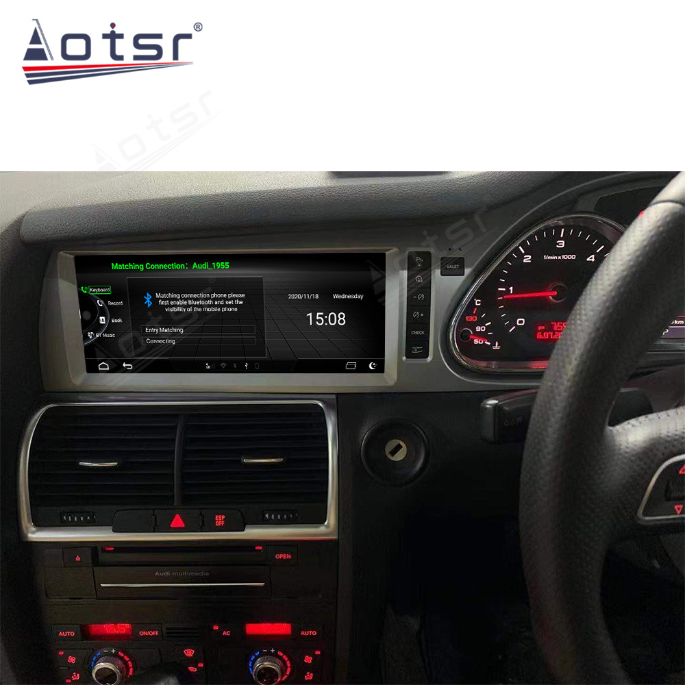 Android 10.0 multimedia player with GPS navigation stereo main unit DSP  suitable for Audi Q7 10-15