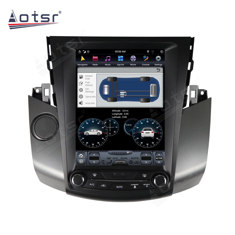 Car Multimedia DVD Player For Toyota RAV4 2006 2007 - 2012 Android 9.0 Radio Tape Recorder Tesla Big Screen GPS Navigation Audio-Aotsr official website