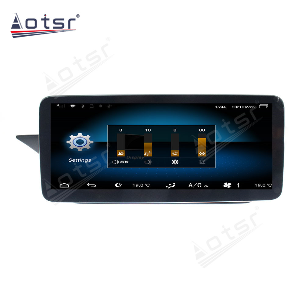 Android 10.0 multimedia player with GPS navigation stereo main unit DSP  8GB + 128GB suitable for 13-14 Mercedes-Benz E