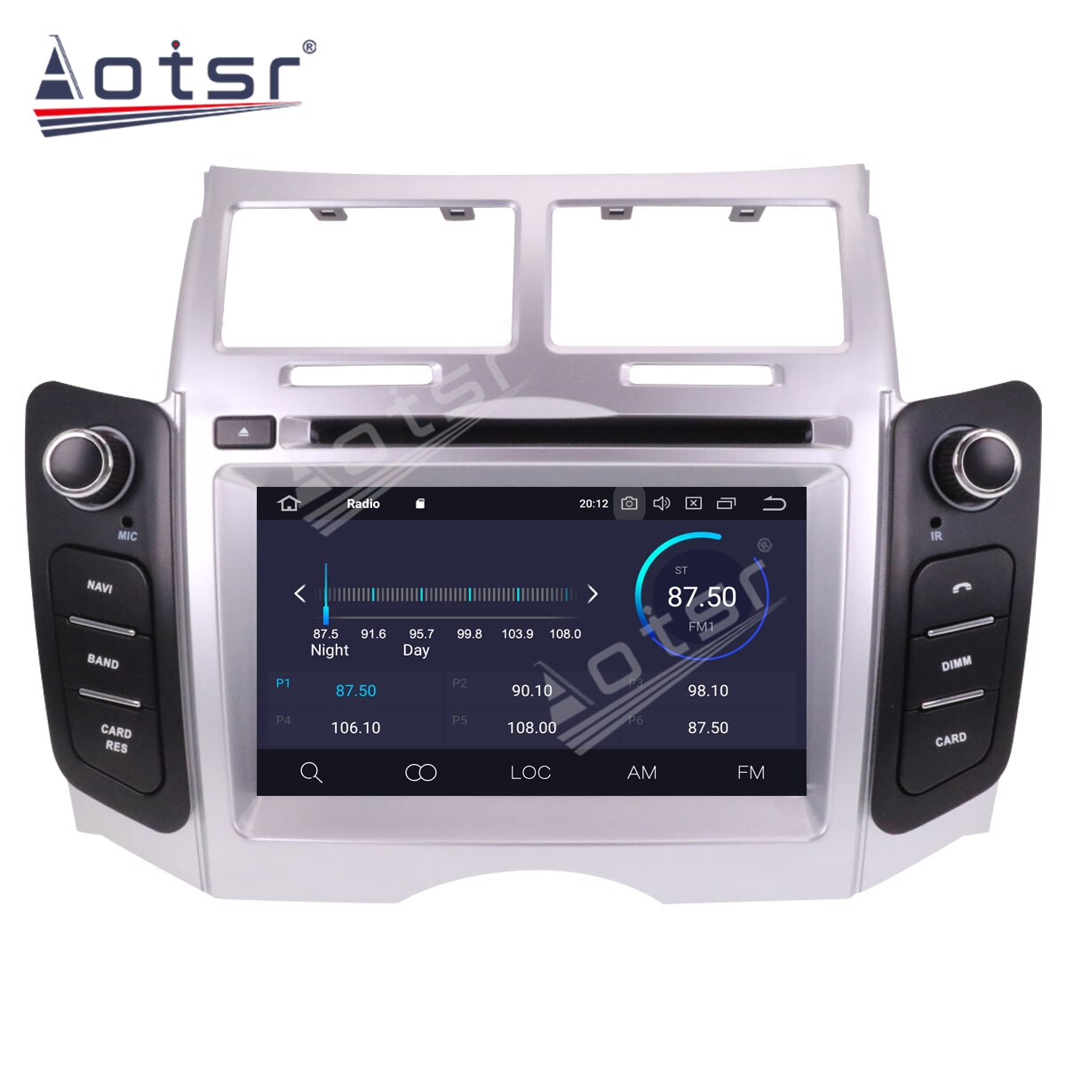 Android 10.0 PX6 4GB+64GB DSP Car DVD Player Multimedia Player for Toyota Yaris 2005-2011 Auto Stereo GPS Navigation Head Unit-Aotsr official website