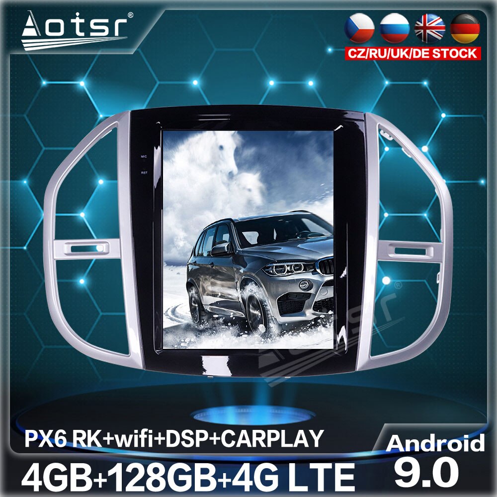 Android 9.0 4G 128GB Tesla Big Screen Car Radio For Mercedes-Benz Vito 2016-2019 Multimedia Player GPS Navigation 4G LTE DSP BT-Aotsr official website