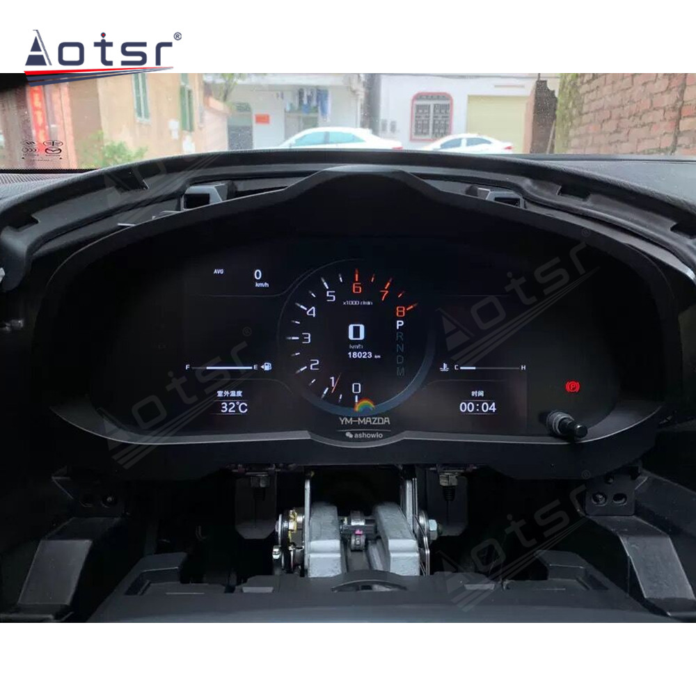 Car Screen Digital Cluster For Mazda 3 LCD Carplay Dashboard Instrument Virtual Panel GPS Navigation Multimedia Player Headunit-Aotsr official website