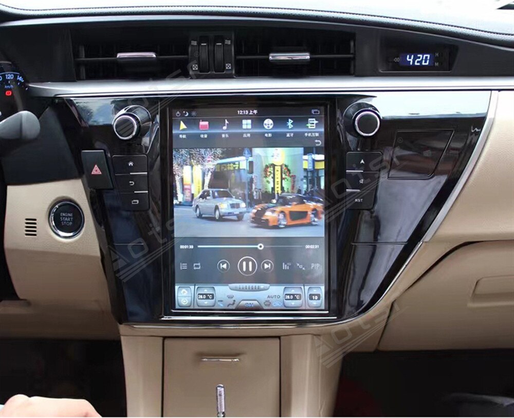 Carplay For Toyota Corolla 2014 2015 2016 Android Radio Multimedia Car Cassette Recorder Stereo Player Tesla GPS Navi Head Unit-Aotsr official website