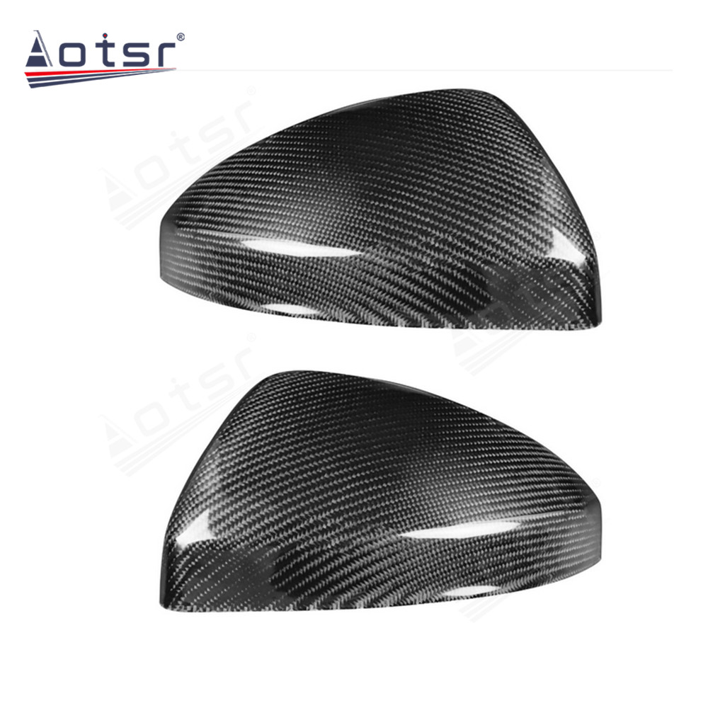 For Audi TT 2015+ R8 2016+ Carbon fiber rearview mirror shell decorative stickers car modification accessories-Aotsr official website