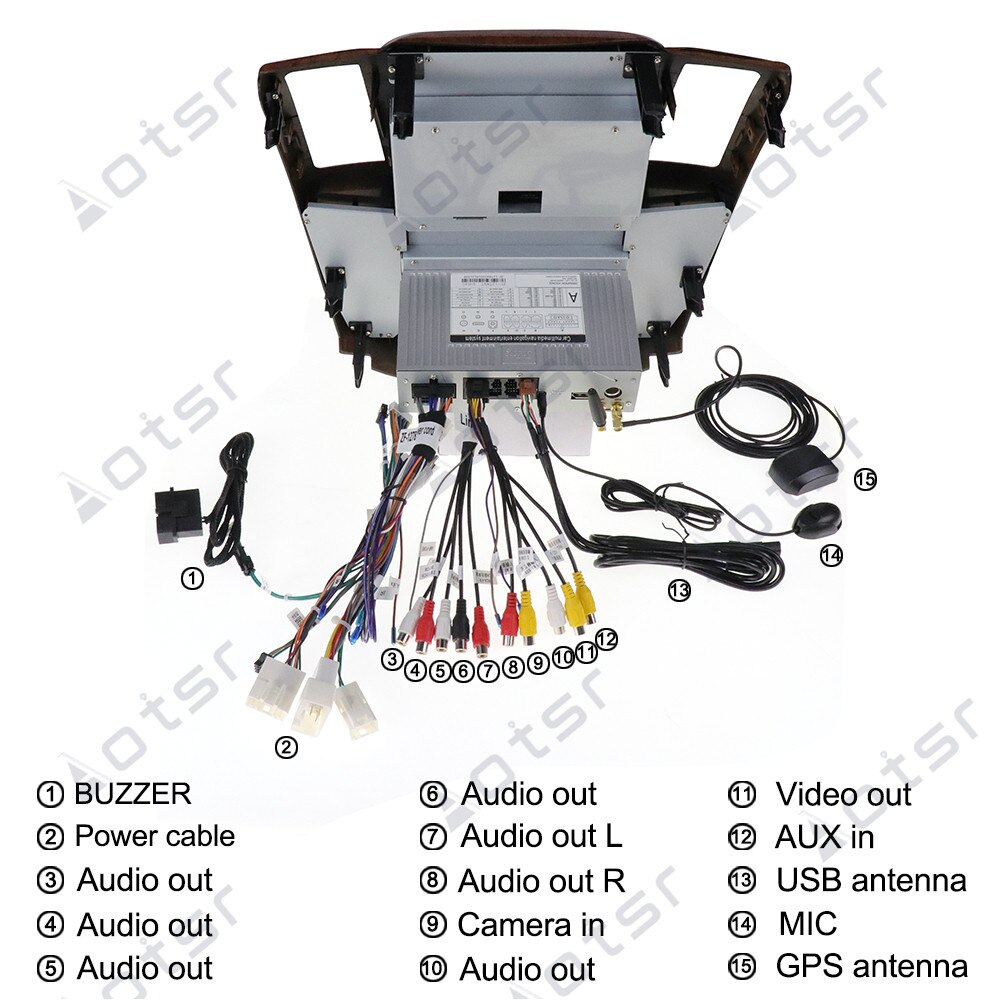 AOTSR Tesla Style Android 9 Car Radio For Lexus RX RX300 RX330 RX350 RX400H GPS Navigation Bluetooth DSP IPS Multimedia Player-Aotsr official website