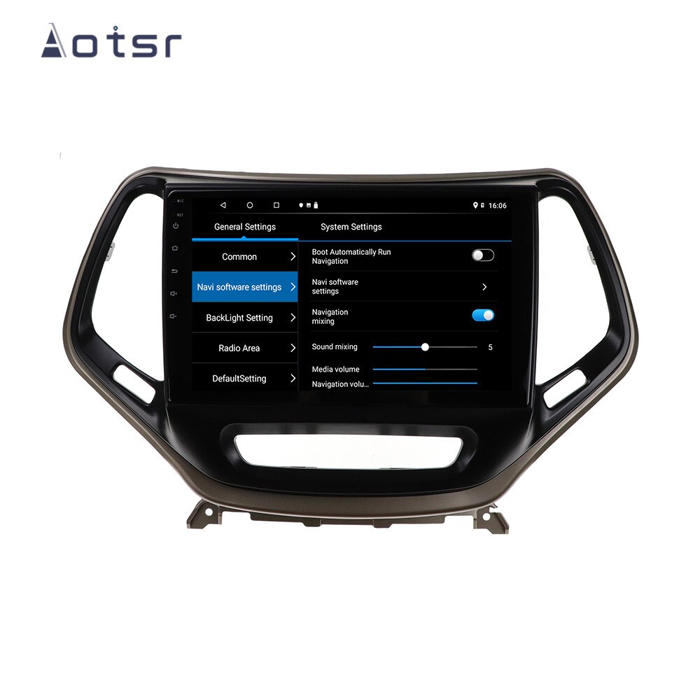 128G Touch Screen For Jeep Cherokee 2015 - 2019 Android 10 Car GPS Navigation Multimedia Recorder DVD Video Player Carplay Unit-Aotsr official website