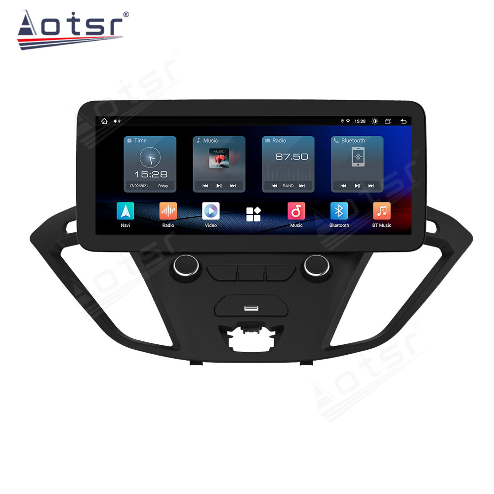 12.3 Inch Android 11 Auto For Ford Transit 2017-2019 Tourneo 2016-2020 Car Multimedia Player GPS Navigation Auto Radio Stereo Head Unit 