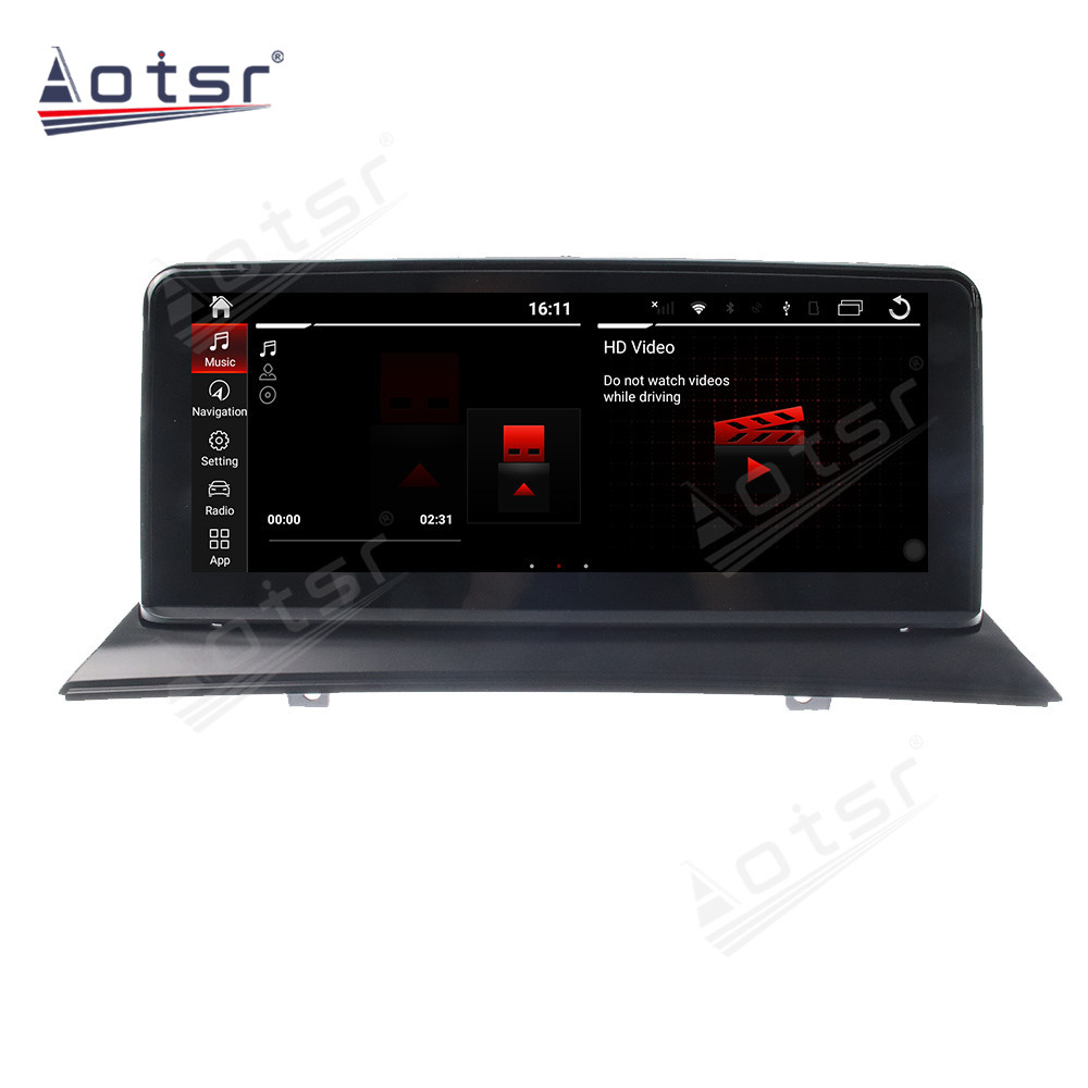 Android 10.0 multimedia player with GPS navigation stereo main unit DSP  8GB + 128GB suitable for BMW X3 X4-CCC base 07-10-Aotsr official website
