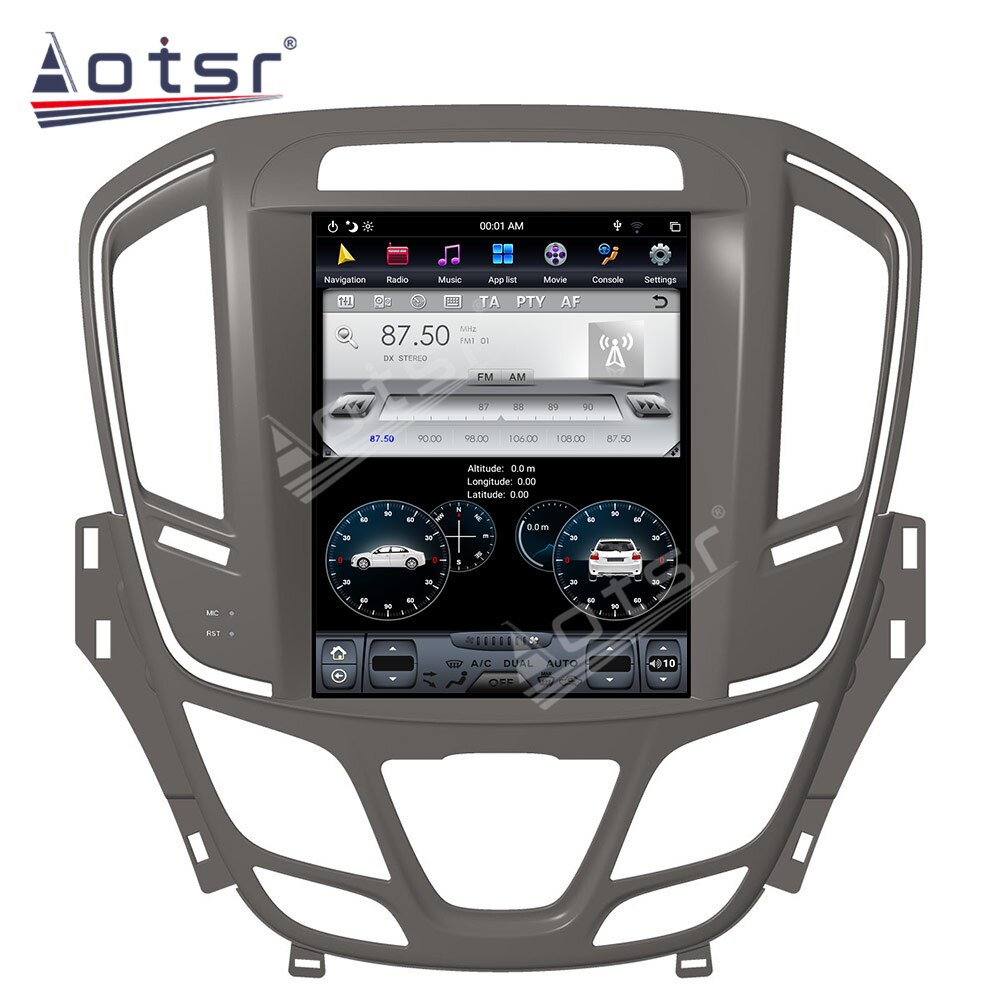 10.4''Tesla Style Android 9.0 64G Car Radio GPS Navigation For Opel Insignia Vauxhall Holden/Buick Regal 2014+ Head Unit Carplay-Aotsr official website