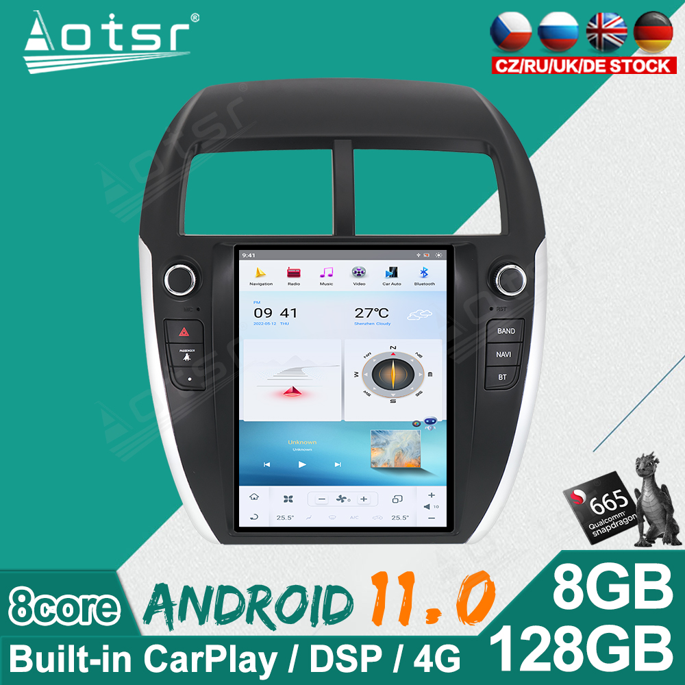 Android 11 Tesla For Mitsubishi ASX 2010-2014 Car GPS Navigation Auto Radio Stereo Multimedia Player Head Unit -Aotsr official website