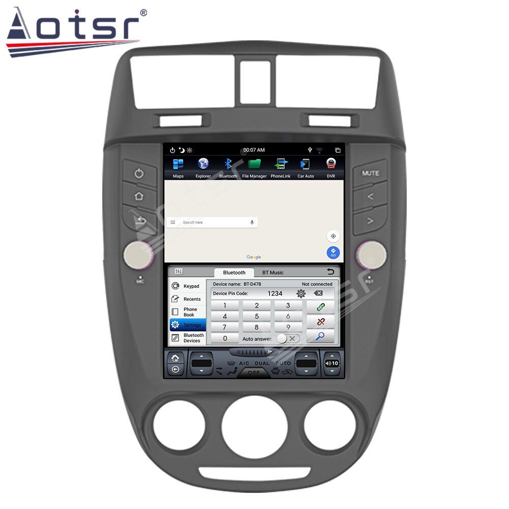 For Buick Excelle 2008-2015 Tesla Style Android 9.0 64GB 4G PX6 Car Audio GPS Navigation Head Unit Multimedia Player Auto Radio-Aotsr official website