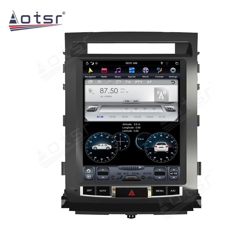 For TOYOTA LAND CRUISER LC200 2008 - 2015 Car Radio Multimedia Video Player 128G GPS NavigationNavigation Tesla Screen Stero 2K-Aotsr official website