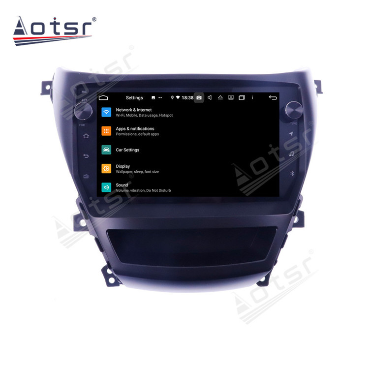 128G Android 10.0 For Hyudnai Elantra 2010-2013 Auto Stereo Audio Car Radio DVD Multimedia Player GPS Navigation Head Unit