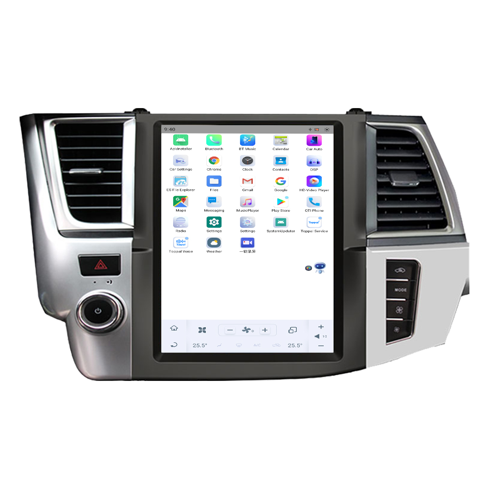 Android 11 Tesla Screen Style For Toyota Highlander 2014-2018 Car Radio GPS Navigation Multimedia Player Stereo Head Unit-Aotsr official website