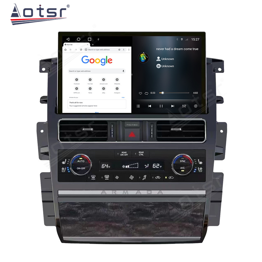 Android 12 Auto radio For Nissan Patrol Y62 Infiniti QX80 2010-2022 Auto Stereo Car Radio DVD Multimedia Player GPS Navigation Headunit Digital Cluster-Aotsr official website