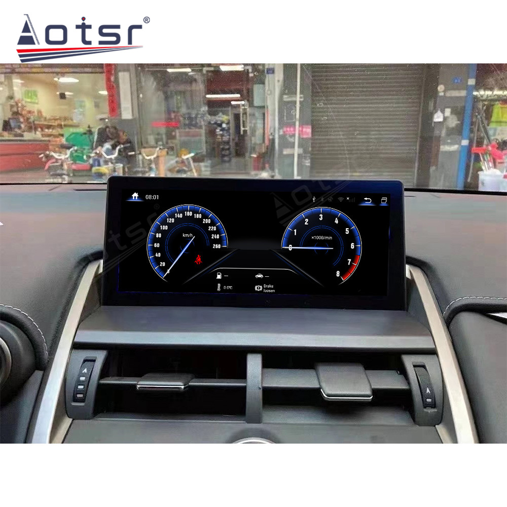 Android 10.0 multimedia player with GPS navigation stereo main unit DSP  suitable for Lexus NX