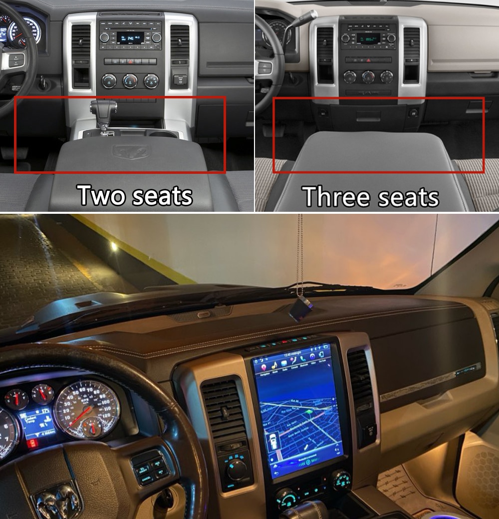 Tesla Style For Dodge RAM 1500 2500 2008 2009 2010 2011 2012 2013 2014 2015 2016 2017 2018 2019 Android GPS Audio Radio Receiver-Aotsr official website
