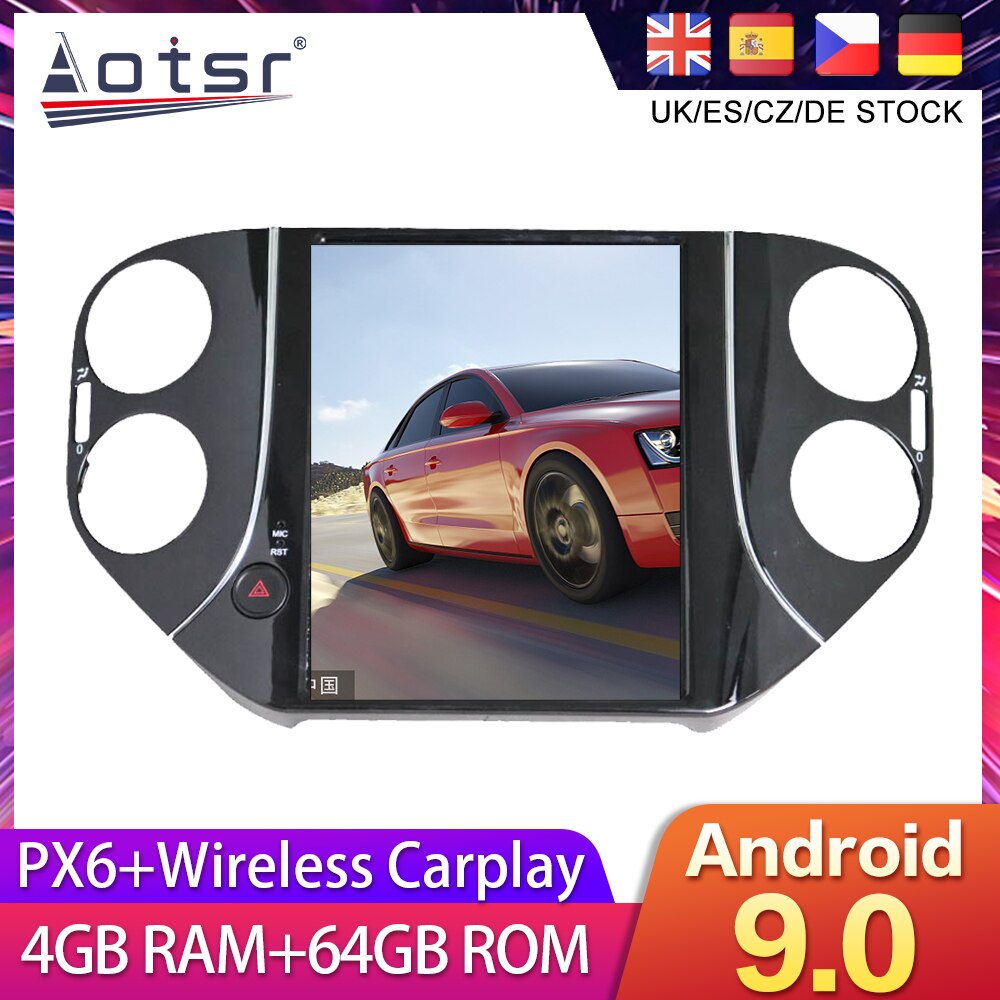 For Volkswagen VW Tiguan MK2 2010-2016 Tesla styel Android 9 Car DVD GPS Navigation Radio AutoStereo Multimedia Palyer HeadUnit-Aotsr official website