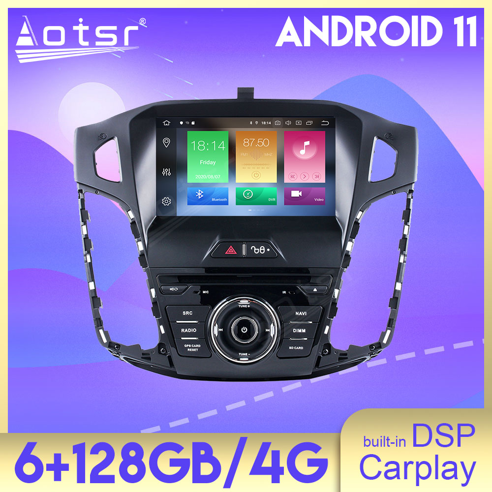 Carplay For Ford Focus mk3 2012 Android Radio 2012 2013 2014 2015 2016 2017 Head Unit Multimedia Player Touch Screen Audio