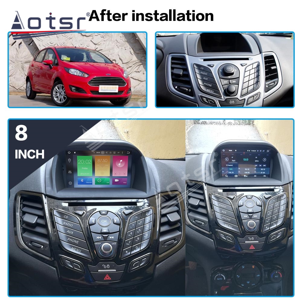 For Ford Fiesta MK7 2013-2016 Android 11.0 Auto Stereo 6G+128G Car DVD Player GPS Navigation Car Radio Player Auto Video Multimedia Head Unit-Aotsr official website