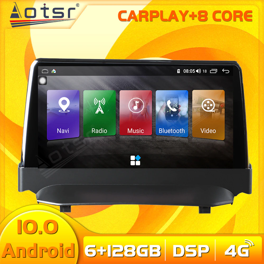 For Ford Fiesta 2009 2010 2011 2012 2013 - 2016 Android Car Tape Radio Recorder Video Player GPS Navigation Multimedia Head Unit