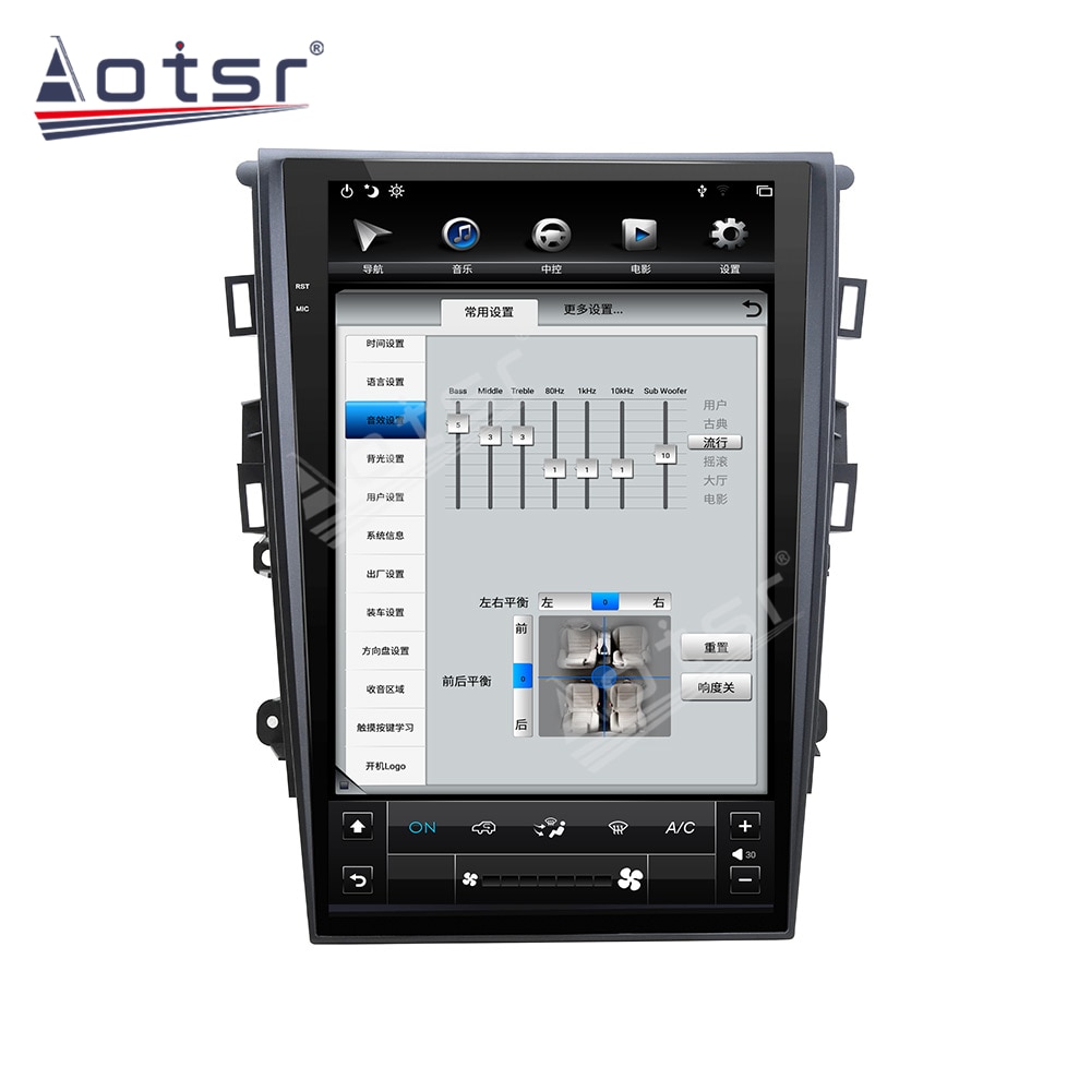 Car GPS Navigation For Ford Mondeo MK5 2013-2019 Android Radio Multimedia Player Auto Head Unit Audio Recorder Video PX6 64GB 4K-Aotsr official website