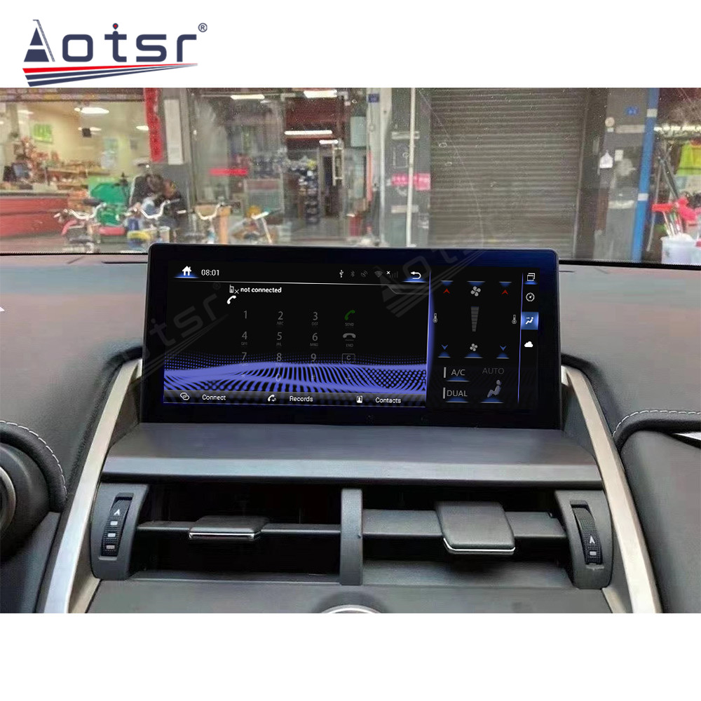 Android 10.0 multimedia player with GPS navigation stereo main unit DSP  suitable for Lexus NX