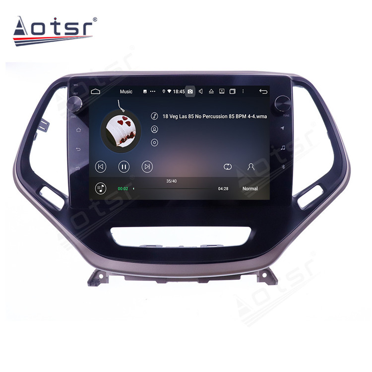 128G Android 10.0 For JEEP Cherokee 2014-2018 Auto Stereo Audio Car Radio DVD Multimedia Player GPS Navigation Head Unit-Aotsr official website