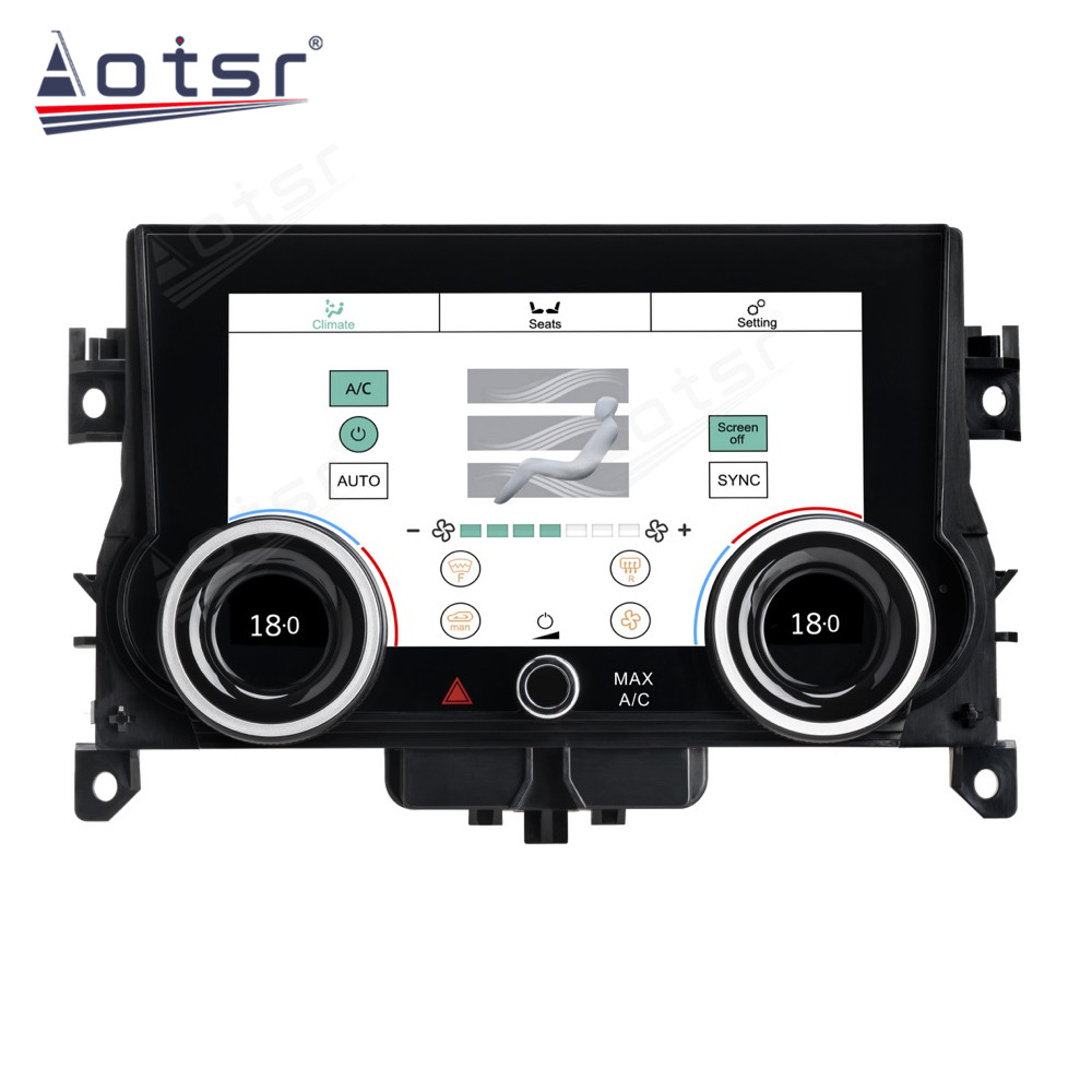 Suitable for Land Rover Range Rover Evoque 2012-2018 LCD high-definition touch screen air conditioning instrument with AC/C control panel original car system digital car air conditioning screen-Aotsr official website