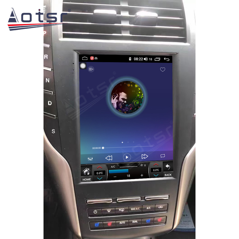 Android 11.0 multimedia player with GPS navigation stereo main unit DSP Carplay 6GB + 128GB suitable for Lincoln MKC-Aotsr official website