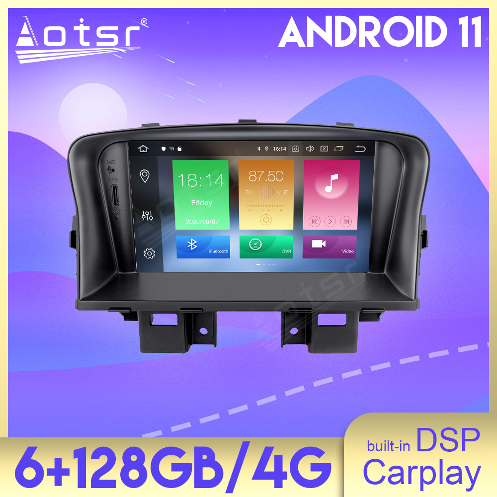 Carplay Car Radio For Chevrolet Cruze 2008 2009 2010 2011 2012 Android DVD Video Multimedia Player Car GPS Navigation Stereo HD