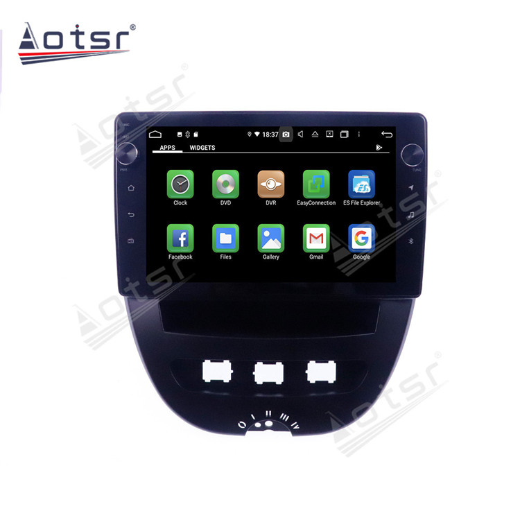 10 Inch Android 10.0 Auto Stereo For Peugeot 107 Toyota Aygo Citroen C1 2005-2014 Audio Car Radio DVD Multimedia Player GPS Navigation Head Unit