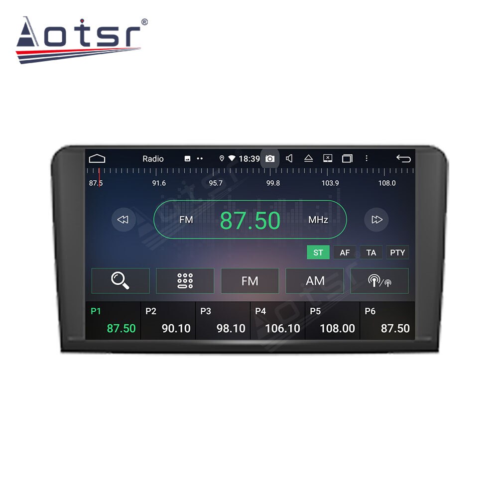 AOTSR Car Radio Auto Android 10 For Mercedes Benz ML CLASS ML300 ML350 ML450 ML500 W164 2005 - 2012 GPS Navi Multimedia Player-Aotsr official website